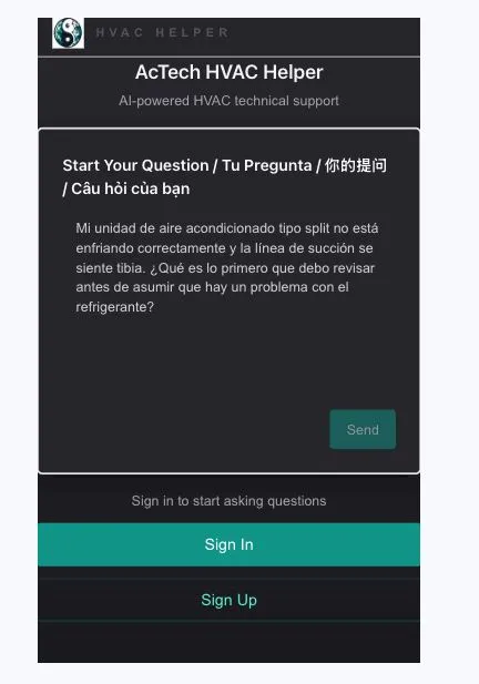 AC Tech HVAC Help: The AI Diagnostic Tool Built for Field Technicians